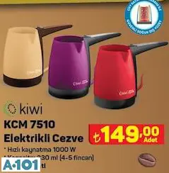 Kiwi Elektrikli Cezve