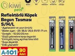 kiwi reflektörlü köpek boyun tasması kiwi reflektörlü köpek boyun tasması