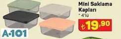 Mini Saklama Kabı 4'lü Mini Saklama Kabı 4'lü