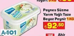 Peynes Süzme Yarım Yağlı Beyaz Peynir