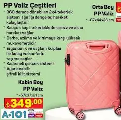 Kabin Boy PP Valiz / Bavul