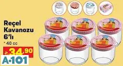 reçel kavanozu 6'lı reçel kavanozu 6'lı