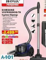 Samsung Cyclone Elektrikli Süpürge