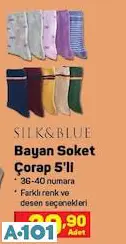 Silk&Blue Bayan soket Çorap 5'li