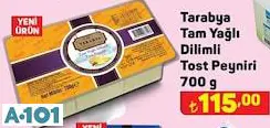 tarabya tam yağlı dilimli tost peyniri tarabya tam yağlı dilimli tost peyniri