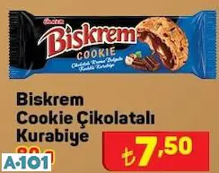 Ülker Biskrem Cookie Çikolatalı Kurabiye 80Gr