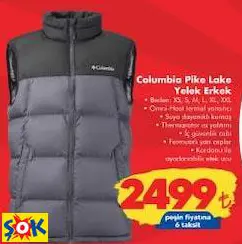 Columbia Pike Lake Yelek Erkek