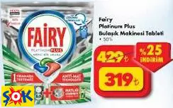Fairy Platinum Plus Bulaşık Makinesi Tableti