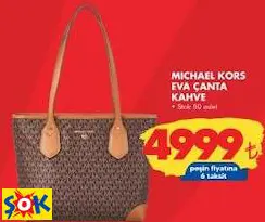 MICHAEL KORS EVA ÇANTA KAHVE