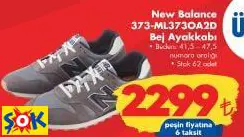 New Balance 373-ML373OA2D Bej Ayakkabı