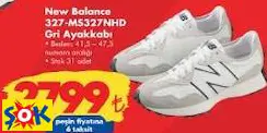 New Balance 327-MS327NHD Gri Ayakkabı