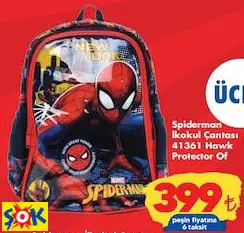 Spiderman Lkokul Çantası 41361 Hawk Protector Of