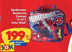 Spiderman Beslenme Çantası 41371 Echo Wall