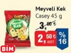 Casey  Meyveli Kek