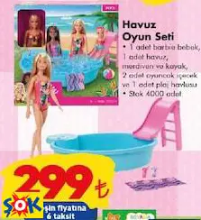 Barbie Havuz Oyun Seti Oyuncak