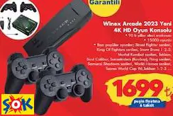 Winex Arcade 4K Hd Oyun Konsolu