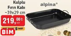 Alpina Kulplu Fırın Kabı ~39x29 cm Alpina Kulplu Fırın Kabı ~39x29 cm