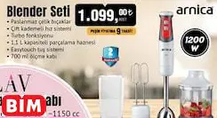 Arnica Blender Seti