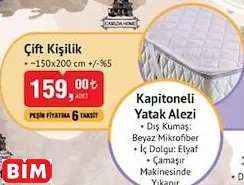 Casilda Home Kapitoneli Yatak Alezi Çift Kişilik