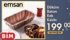 Emsan Döküm Baton Kek Kalıbı Emsan Döküm Baton Kek Kalıbı