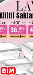 LAV Kilitli Saklama Kabı ~400 cc LAV Kilitli Saklama Kabı ~400 cc