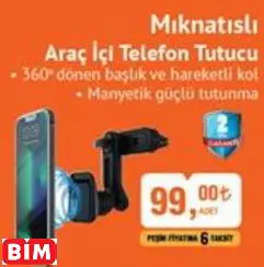 Polosmart Mıknatıslı  Araç İçi Telefon Tutucu