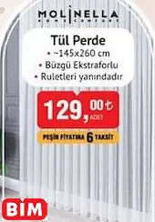 Molinella Tül Perde Molinella Tül Perde