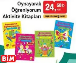 Oynayarak Öğreniyorum Aktivite Kitapları Oynayarak Öğreniyorum Aktivite Kitapları