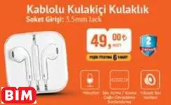 Kablolu Kulakiçi Kulaklık Kablolu Kulakiçi Kulaklık