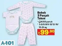 Bebek 3 Parçalı Takım