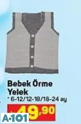 Bebek Örme Yelek