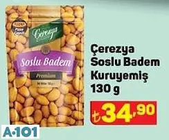 çerezya soslu badem çerezya soslu badem