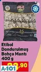 Etibol Dondurulmuş Bohça Mantı