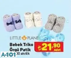 Bebek Triko Örgü Patik