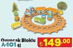 Oyuncak Bloklu Tren Seti