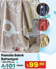 Pamuklu Bebek Battaniyesi