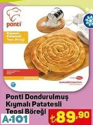 Ponti Dondurulmuş Kıymalı Patatesli Tepsi Böreği