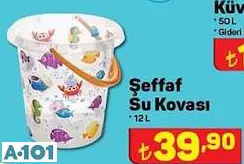 şeffaf su kovası şeffaf su kovası