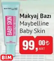 Maybelline Baby Skin Makyaj Bazı