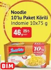 Indomie Noodle 10’Lu Paket Körili