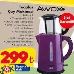 Awox Teaplus Çay Makinesi