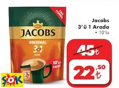 Jacobs 3’Ü 1 Arada Kahve • 10’Lu