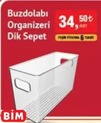 Buzdolabı Organizeri Dik Sepet