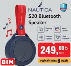 Nautica S20 Bluetooth Speaker Hoparlör