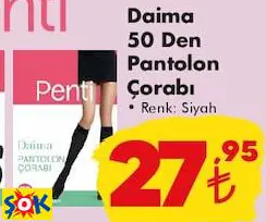 Penti Daima 50 Den Pantolon Çorabı