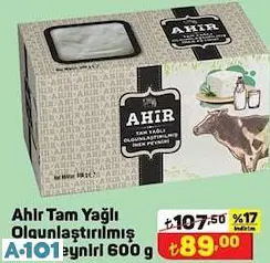 Ahir Tam Yağlı İnek Peyniri