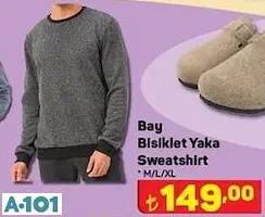 Bisiklet Yaka Sweatshirt