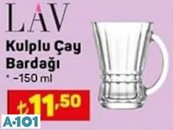 Lav Kulplu Çay Bardağı