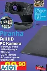 Piranha Full HD PC Kamera