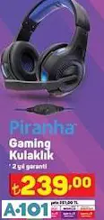 Piranha Gaming Oyuncu Oyun Kulaklık